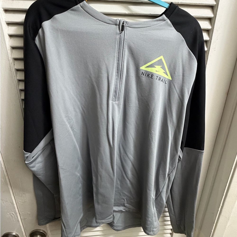 Nike Dri-FIT Gray and Black Jacket